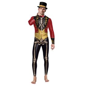 Wansheng New One-piece  Tight Jumpsuit Circus Foreman Costumes (Option: S-B142 293)