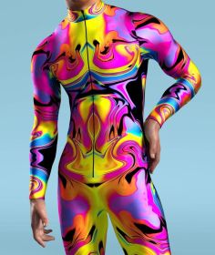 3D Digital Printing Cosplay One-piece Play Costume (Option: VV071-Adult L)
