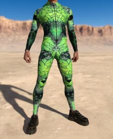 3D Digital Printing Cosplay One-piece Play Costume (Option: VV074-Adult M)