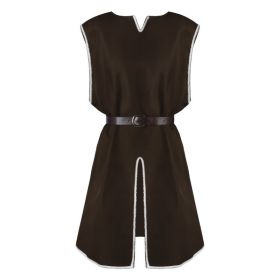 Men's Halloween Pullover Loose Gown (Option: Brown-2XL)