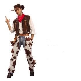 Boys And Girls Cowboy Costumes Christmas Children's Cowboy Costumes (Option: Adult male-L)