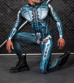 Halloween Tights 3D Digital Printing One-piece (Option: Series 4-M)