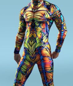 3D Digital Printing Cosplay One-piece Play Costume (Option: VV072-Adult M)