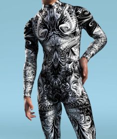 3D Digital Printing Cosplay One-piece Play Costume (Option: VV070-Adult M)