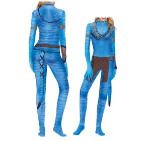 Halloween Anime Cosplay Siamese Slim Fit Clothes (Option: Avatar Tail 2 Female-L)
