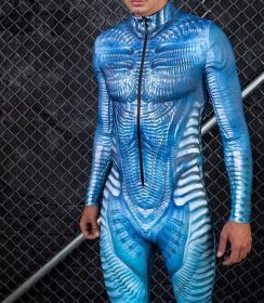 Halloween Tights 3D Digital Printing One-piece (Option: Series 5-XXL)